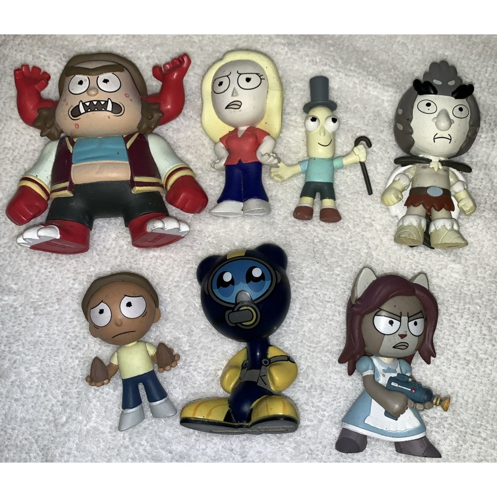 Rick and Morty Funko Mystery Mini lot of 7